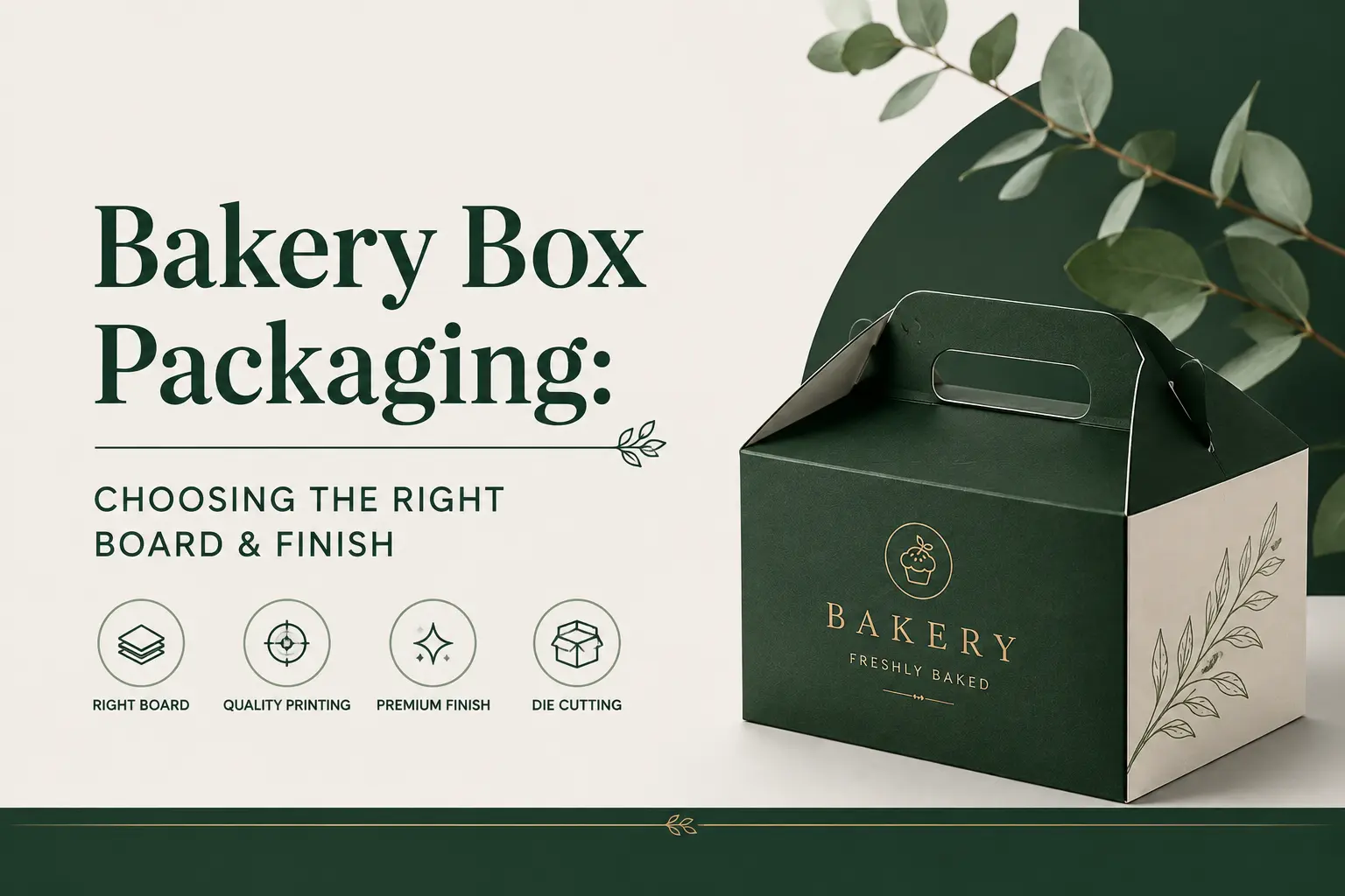 Bakery Box Packaging: Choosing the Right Board & Finish