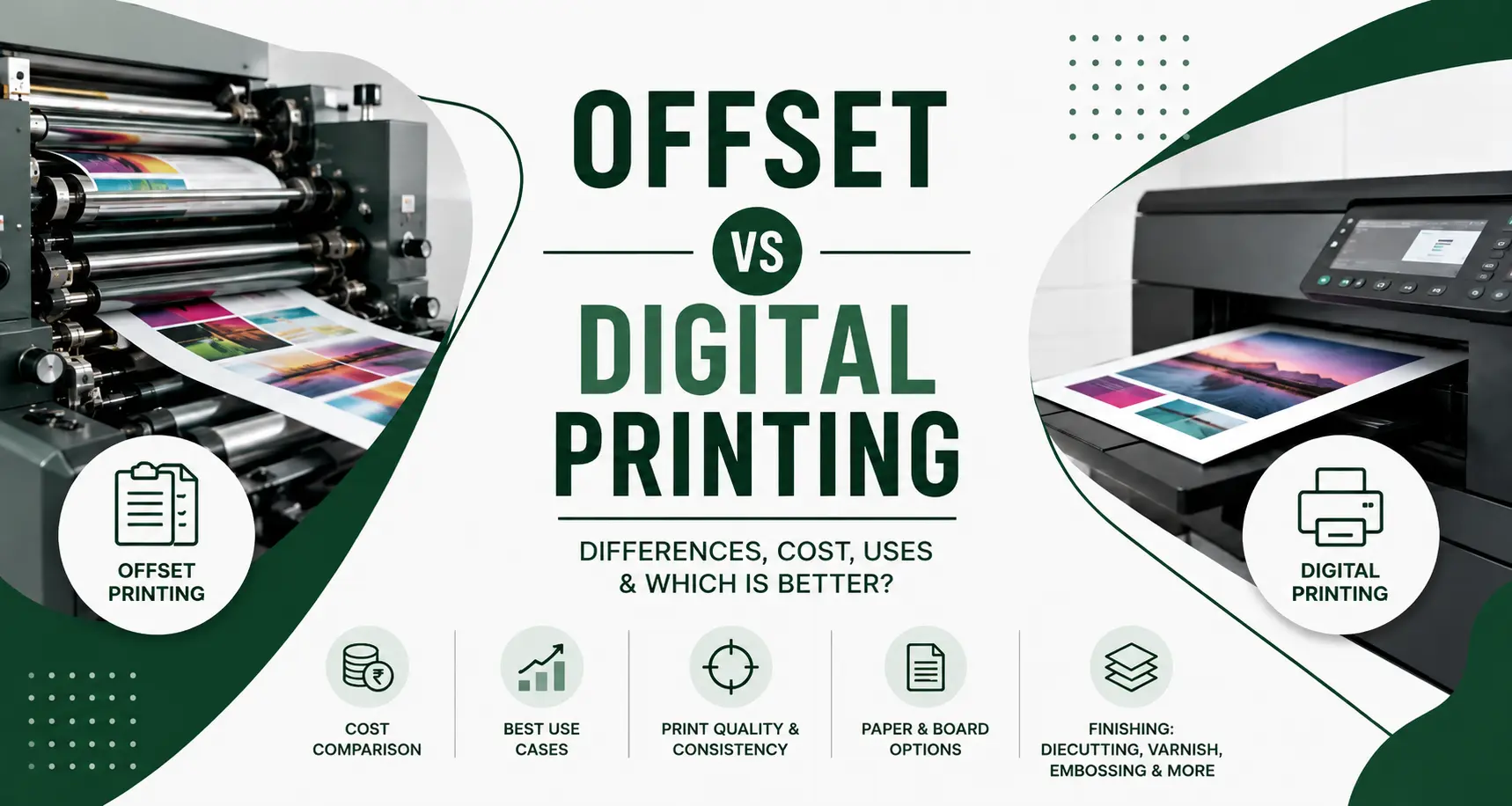 Offset vs Digital Printing: Differences, Cost, Uses & Which Is Better?