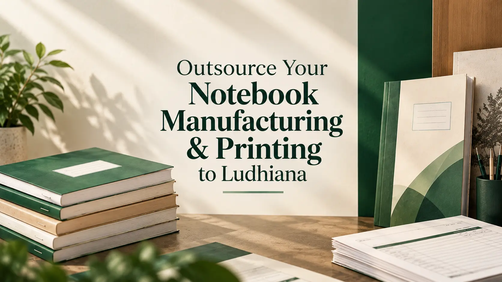 Outsource Your Notebook Manufacturing & Printing to Ludhiana